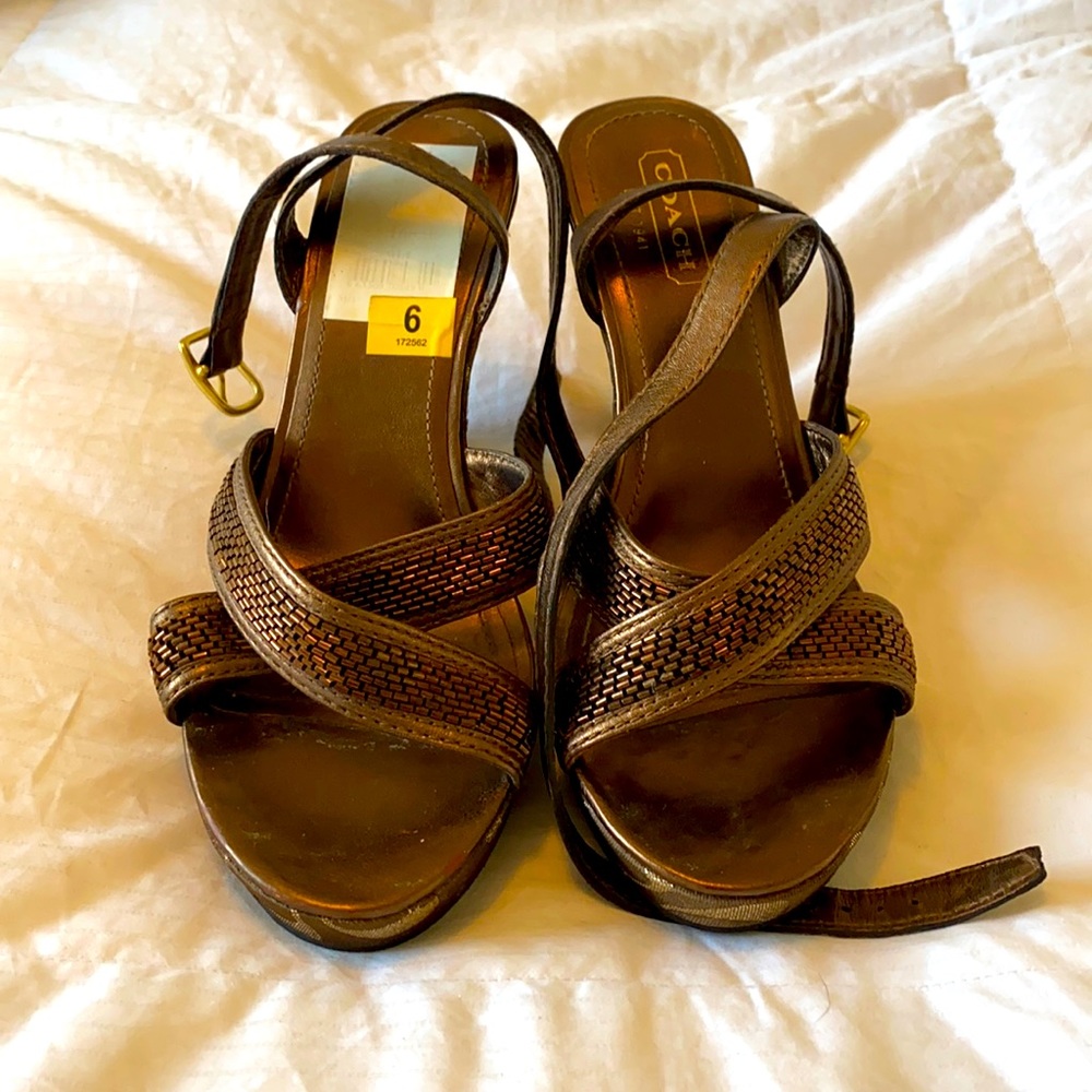 Coach Wedges - Picture 1 of 5